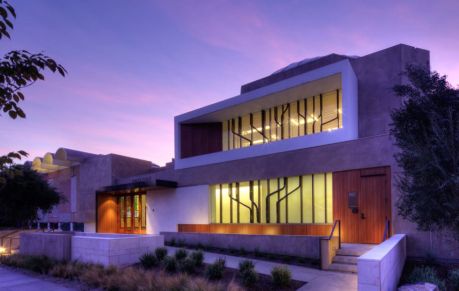 Exterior of Temple Israel Long Beach