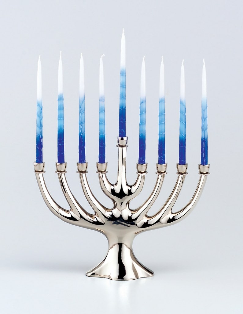 Blue Menorah