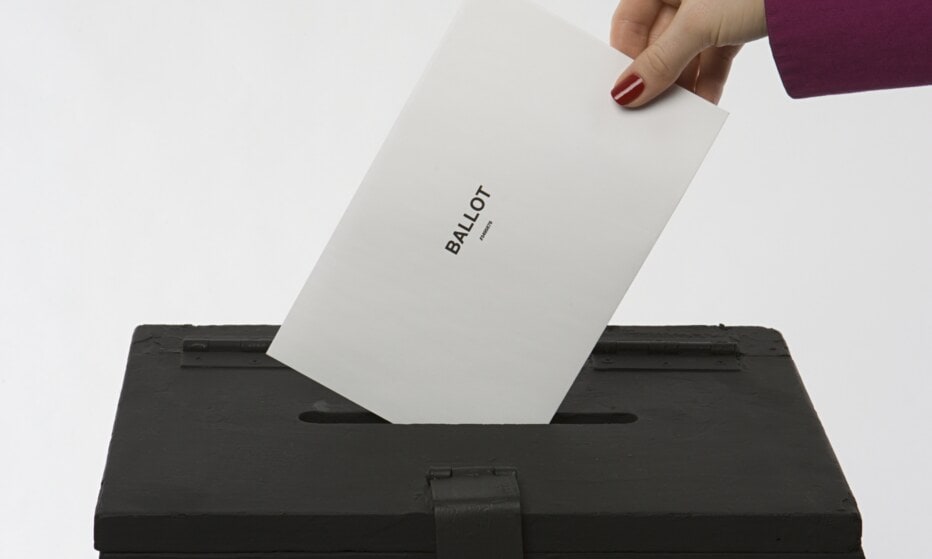 voting ballot box